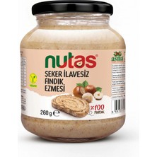 Nutas Şeker Ilavesiz Fındık Ezmesi 260G