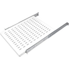 Ager Dikili Tip 19" 1u D800MM Için Hareketli Beyaz Raf Modülü Ağır Hizmet Tipi AA-HRR80-A-B1
