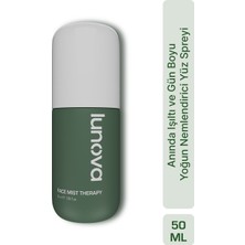 Lunova Anında Işıltı ve Gün Boyu Yoğun Nemlendirici Yüz Spreyi | Seramid Kompleksi Face Mist Therapy | 50ML