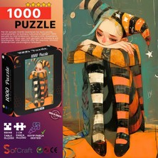 Soi Craft 1000 Parça Puzzle Renkli Hüzün #6513