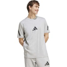 adidas Sportswear Gri Erkek Tişört Z.n.e. Tee Dokuma Kumaş ve Şık Tasarım ile Rahat Kesim