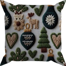 Evdek Christmas Kırlent Kılıfı DS44