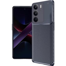 Ankaverse®  Realme C75 4g Auto Focus Karbon Kapak - Lacivert