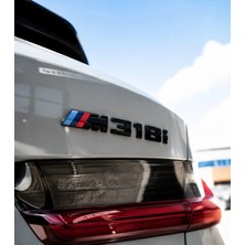 İdeal Aksesuar Bmw M318I Bagaj Yazısı Siyah Renk - Bmw M318I Trunk Emblem Black Color