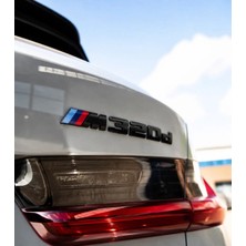 İdeal Aksesuar Bmw M320D Bagaj Yazısı Siyah Renk - Bmw M320D Trunk Emblem Black Color