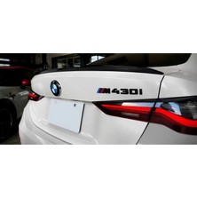 İdeal Aksesuar Bmw M430I Bagaj Yazısı Siyah Renk - Bmw M430I Trunk Emblem Black Color