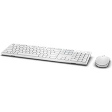 Dell KM636 Fransızca (French) Q Kablosuz Klavye+Mouse Set KM636-BK-FR BEYAZ RENK