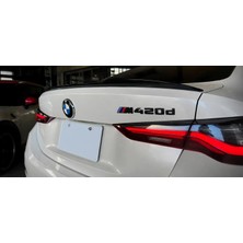 İdeal Aksesuar Bmw M420D Bagaj Yazısı Siyah Renk - Bmw M420D Trunk Emblem Black Color