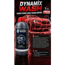 Dynamix Wash Kırmızı Renkli Araç Yıkama Köpüğü, Oto Şampuanı, Araç Şampuanı, Oto Köpüğü, Care Foam 1kg