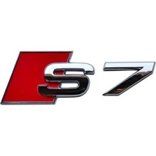 Empressco Audi S7 Uyumlu Yazı Krom Arma Amblem