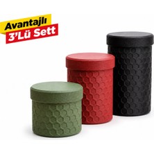 Yapı3D Çok Amaçlı Kapaklı Makyaj Organizeri Seyahat Saklama Kutusu Masaüstü Düzenleyici Kozmetik Organizer
