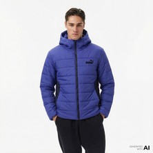 Puma Essentials+ Padded Erkek Mavi Outdoor Mont.27