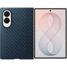 Samsung Galaxy Z Fold8 Karbon Magnet Kılıf - Siyah