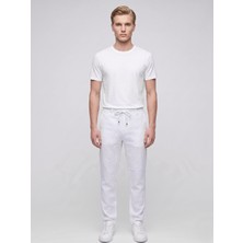 Plus Scorpion Erkek Keten Pantolon – Bağcıklı Bel, Slim Fit Rahat Kesim Yazlık Pantolon