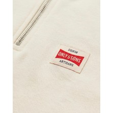 Only & Sons Erkek Onsdawson Reg Ls Half Sweatshirt Beyaz - 22039036