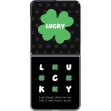 Samsung Galaxy Z Flip8 Flipsuit Kılıf (Lucky) - Siyah