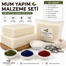 Carmelina Soya Wax Mum Yapım Seti