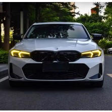 İdeal Aksesuar Bmw G20 Lci 2023+ Gündüz Ledi Sarı Far Modülü Orjinal Farlar Ile Uyumlu