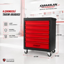 Karaaslan 6 Çekmeceli Takım Arabası