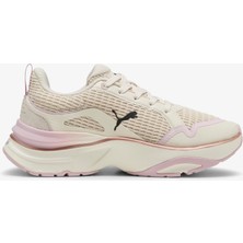 Puma Softride Divine Metal Kadın Krem Koşu Ayakkabısı 310167.04
