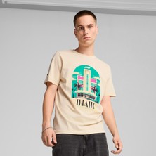 Puma F1 Miami Erkek Krem T-Shirt.13