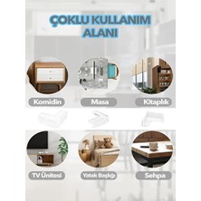 Marvielle Şeffaf Masa Köşe Koruyucu - Güvenli ve Estetik Koruma Çözümü - Koruyucu ve Kilit