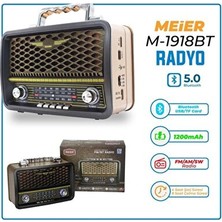 Marvielle Ahşap Görünümlü Retro Radyo ve Bluetooth Hoparlör ile Zarif Sesler - Nostaljik Radyo