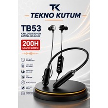 teknokutum Boyun Bantlı Kablosuz Kulaklık  200 Saat Müzik Süresi