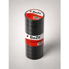 Beze Izole Elektrik Bandı Siyah 0,13MM * 19MM (10 Adet)
