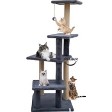 Marvielle Çok Katlı Büyük Boy Kedi Tırmalama, Eğlenceli ve Dayanıklı - Kedi Tırmalaması