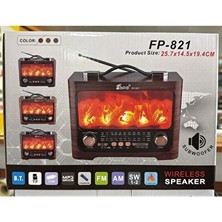Marvielle Nostaljik Bluetooth Şömine Radyo ile Sıcak Atmosfer Yaratın - Nostaljik Radyo