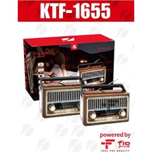 Marvielle Ahşap Görünümlü Bluetooth ve Mp3 Çalar Radyo ile Nostaljik Müzik Keyfi - Nostaljik Radyo