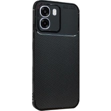 Grandor Oppo Oppo A6T 5g Auto Focus Karbon Kapak - Siyah