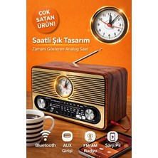 Marvielle Müzik ve Zaman Bir Arada: Saat Özellikli - Evrensel Kullanı - Nostaljik Radyo