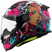 Ls2 Kıd Cyberg Mat Mor Çocuk Kask