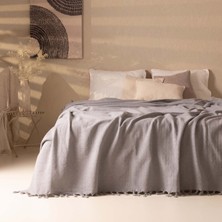 Evidea Soft Opia Çift Kişilik Pike - Gri - 200X220 cm