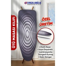 Marvielle Kalın Keçeli ve Süngerli Isıya Dayanıklı Ütü Masası Kılıfı, Koruyucu - Ütü Masası ve Aksesuarı