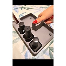 Marvielle Profesyonel Nail Art Manikür Istasyonu ve Fırça Düzenleyici - Makyaj & Takı Organizeri