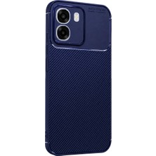 Eco Port Oppo Oppo A6T 5g Auto Focus Karbon Kapak - Lacivert