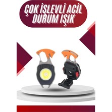 Zero Land Novapazr 7 Modlu Mini LED Lamba Anahtarlık USB Şarjlı Kamp Için Taşınabilir
