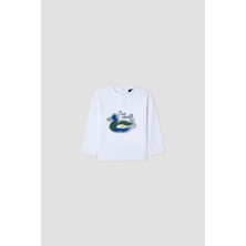B&G Erkek Bebek Beyaz Tshirt