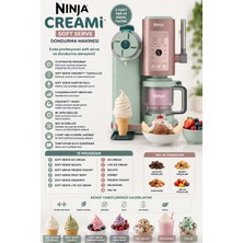 Ninja 13-In-1 Soft Serve ve Dondurma Makinesi | Gelato, Sorbe, Frozen Yoğurt, Milkshake, Creamifit, Mix-In | 2X480 ml Hazne