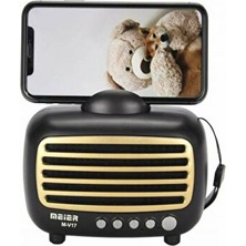 Marvielle Taşınabilir Mini Fm Radyo ve Standlı Hoparlör ile Pratik Ses Deneyimi - Nostaljik Radyo