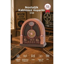 Marvielle Klasik , Kablosuz Bluetooth Hoparlör Özelliği - Nostaljik Radyo