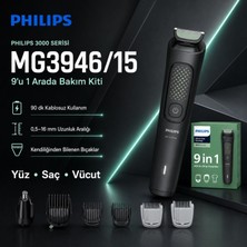 Philips 3000 Serisi 9in1, Erkek Bakım Seti, Yüz/saç/vücut Tıraş Makinesi, Islak /kuru Kullanım, MG3946/15