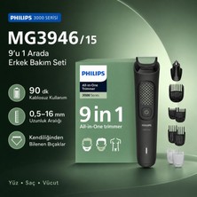 Philips 3000 Serisi 9in1, Erkek Bakım Seti, Yüz/saç/vücut Tıraş Makinesi, Islak /kuru Kullanım, MG3946/15