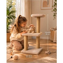 Marvielle Iki Katlı Ekonomik Kedi Tırmalama Tahtası - Yavru ve Yetişkinler Için Uygun - Kedi Tırmalaması