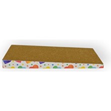 Marvielle Kalp Desenli Fuzzy Karton Kedi TI,5X21CM - Kedi Tırmalaması