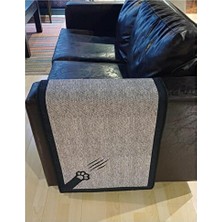 Marvielle Gri Renkli Koltuk Koruma Matı, 50-100CM, Mobilya Güvenliği - Kedi Tırmalaması
