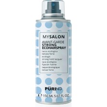 PURING Mysalon Tüm Saçlar Için Güçlü Sert Tutuşlu Ekolojik Gazsız Şekillendirici Saç Spreyi 150ML